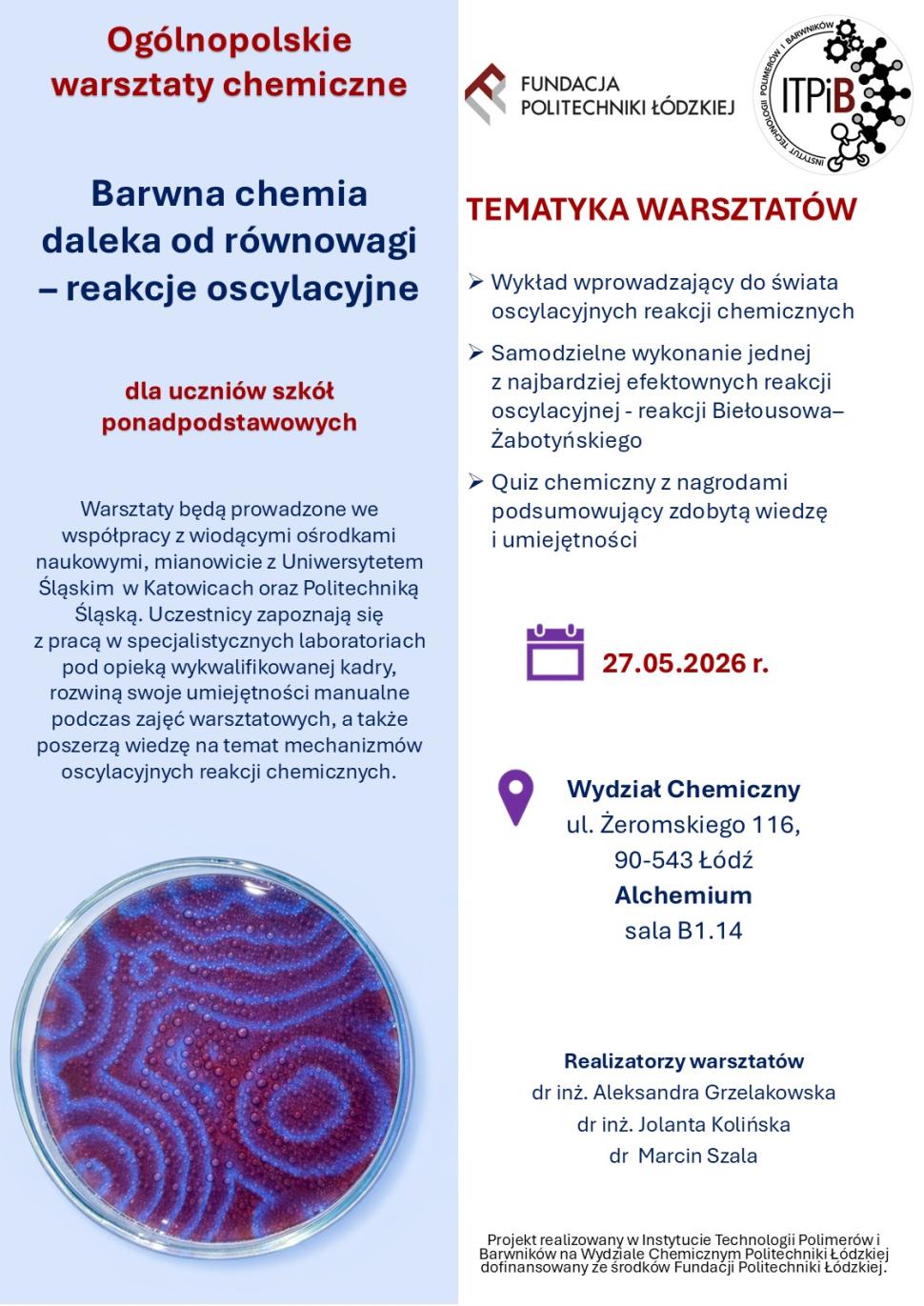 Warsztaty Chemii Stosowanej