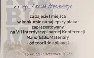Konrad Mrozowski NaBioMat dyplom
